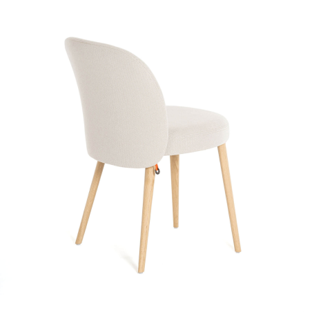 Chaise en tissu et pieds bois - Neo Mobitec ®