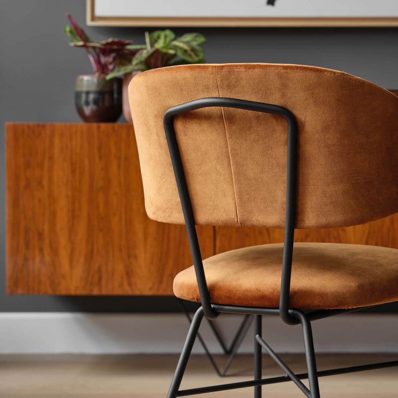 Fauteuil cosy en tissu avec pieds en métal - Toro Mobitec ®