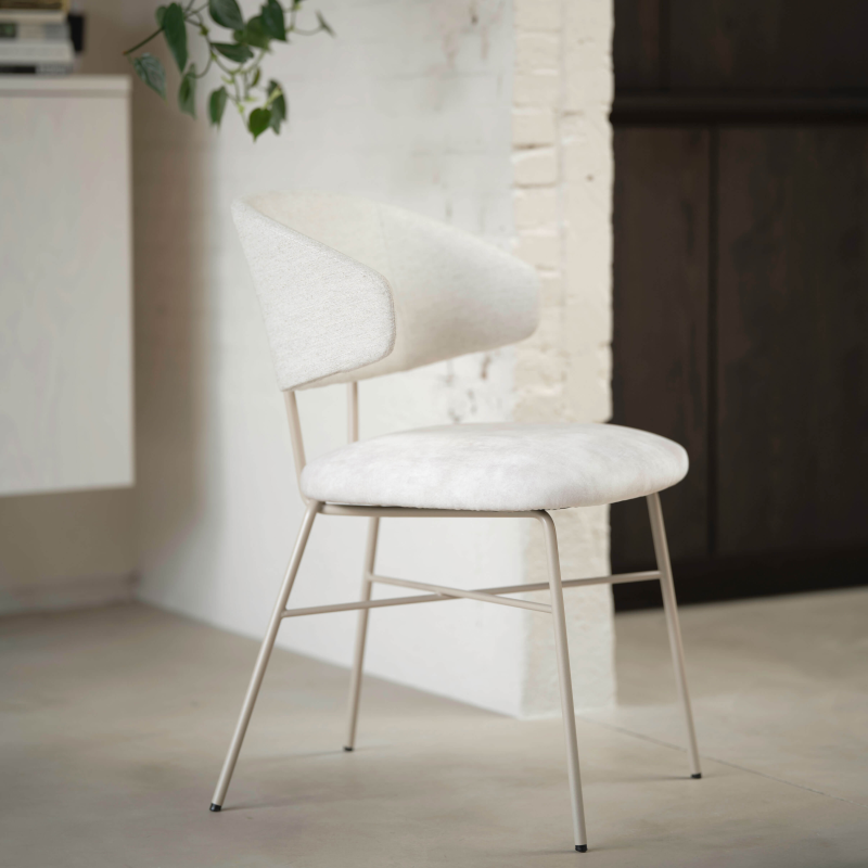 Fauteuil tendance en tissu avec pieds en métal - Toro Mobitec ®