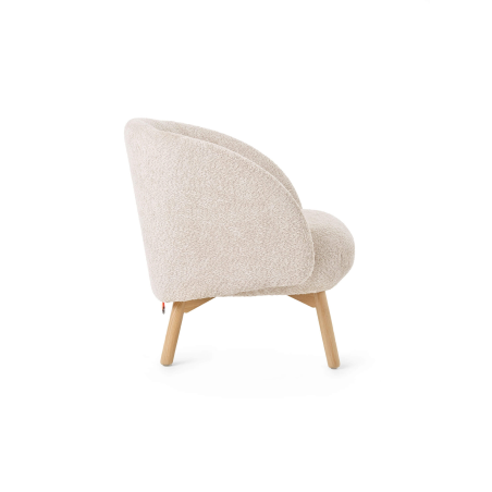 Fauteuil en tissu avec pieds en bois - Thalia Mobitec ®