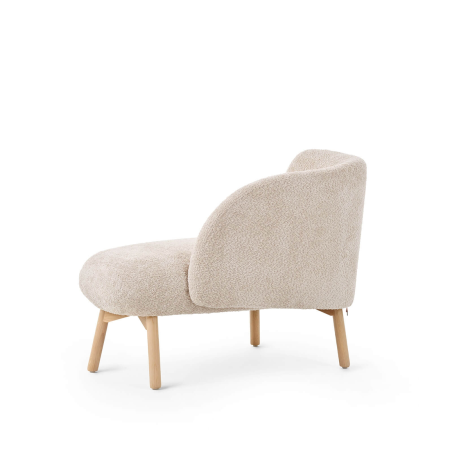 Banquette cosy en tissu avec pieds en bois - Thalia Mobitec ®