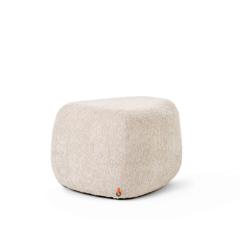 Pouf xl cosy en tissu avec poignée - Thalia XL Mobitec ®