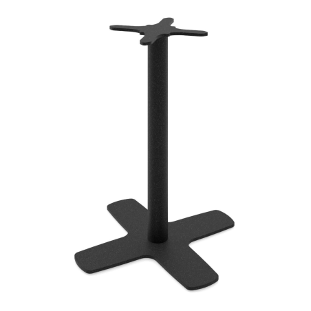 Pied central de table en métal avec base en croix - Spinner