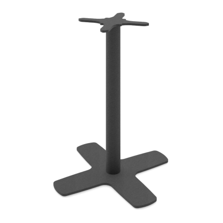 Pied central de table en métal avec base en croix - Spinner