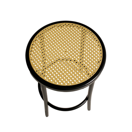 Tabouret haut assise imitation cannage fabriqué en France - Bistro