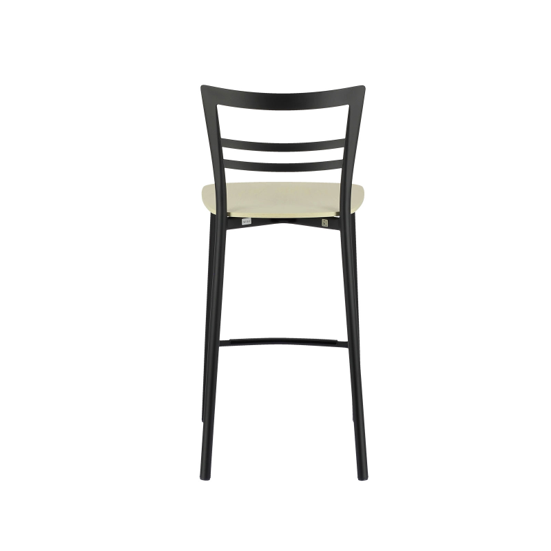 Tabouret snack contemporain en métal et multiplis bois - Go Clip Connubia®