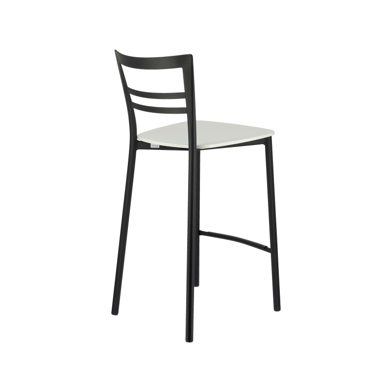Tabouret snack contemporain en métal et multiplis bois - Go Clip Connubia®