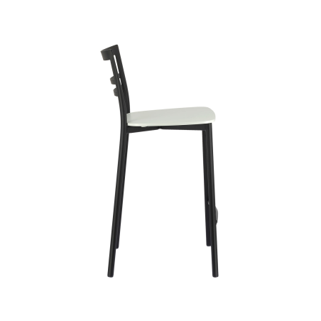 Tabouret snack contemporain en métal et multiplis bois - Go Clip Connubia®