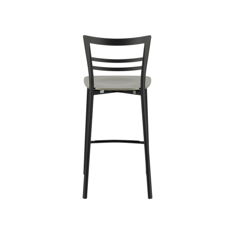 Tabouret snack contemporain en métal et multiplis bois - Go Clip Connubia®