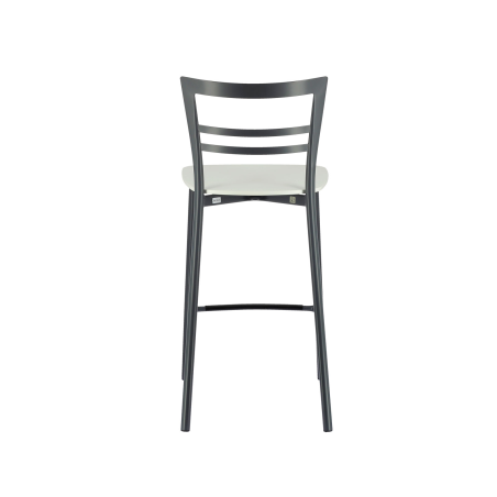 Tabouret snack contemporain en métal et multiplis bois - Go Clip Connubia®