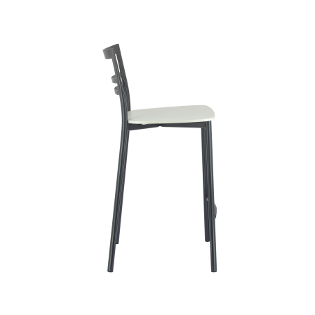 Tabouret snack contemporain en métal et multiplis bois - Go Clip Connubia®