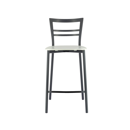 Tabouret snack contemporain en métal et multiplis bois - Go Clip Connubia®