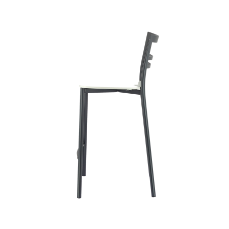 Tabouret snack contemporain en métal et multiplis bois - Go Clip Connubia®