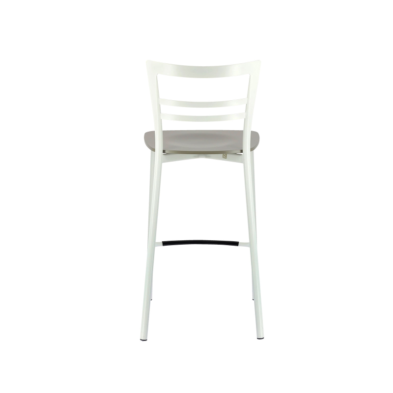 Tabouret snack contemporain en métal et multiplis bois - Go Clip Connubia®