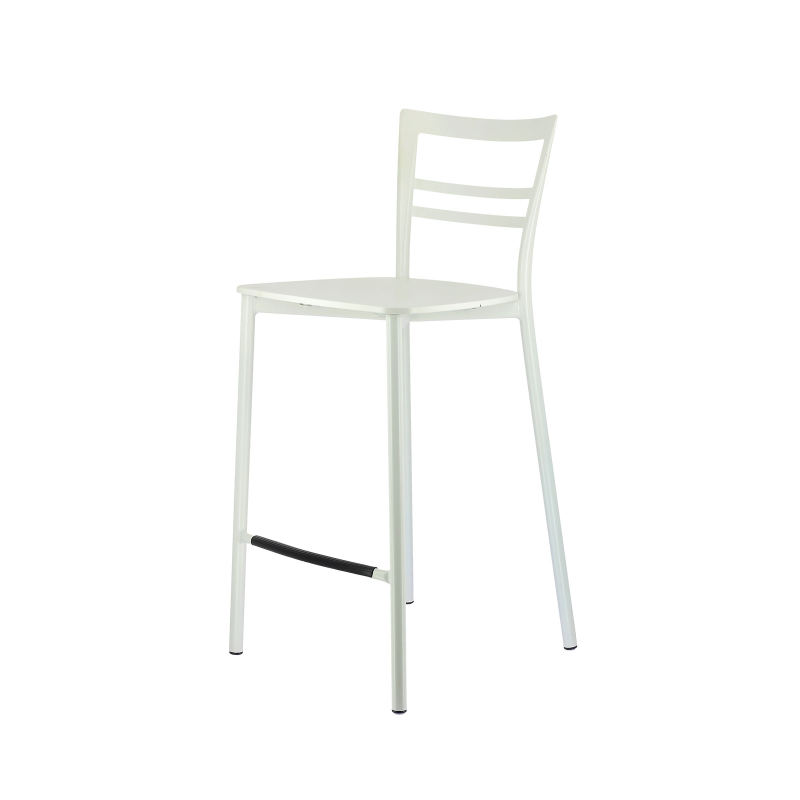 Tabouret snack contemporain en métal et multiplis bois - Go Clip Connubia®