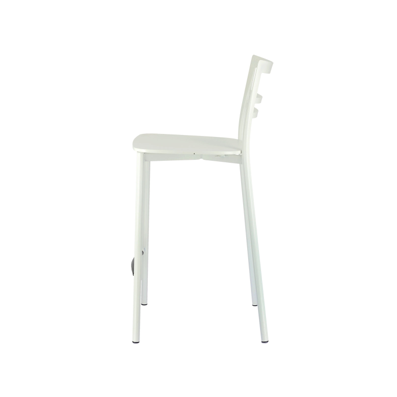 Tabouret snack contemporain en métal et multiplis bois - Go Clip Connubia®