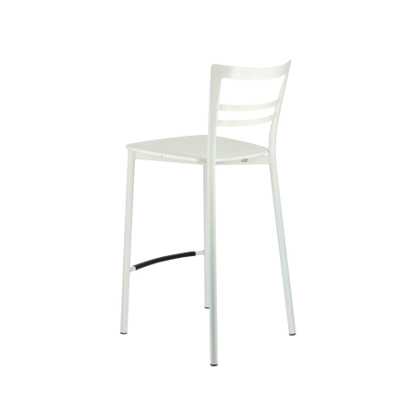 Tabouret snack contemporain en métal et multiplis bois - Go Clip Connubia®