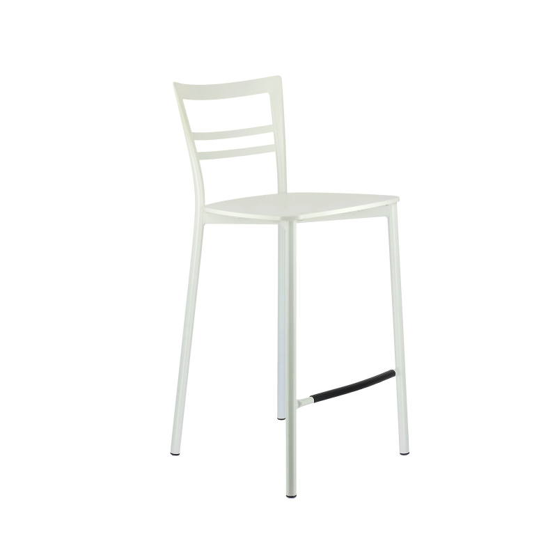 Tabouret snack contemporain en métal et multiplis bois - Go Clip Connubia®