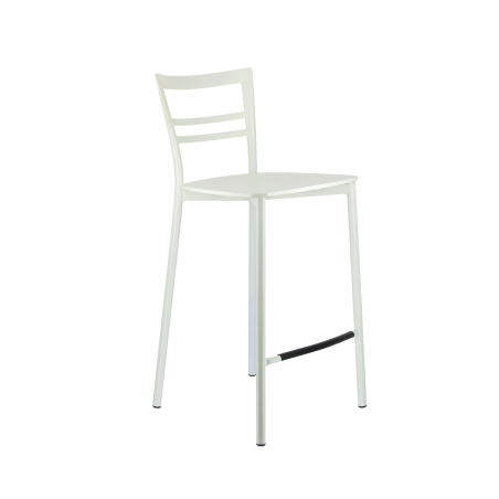 Tabouret snack contemporain en métal et multiplis bois - Go Clip Connubia®
