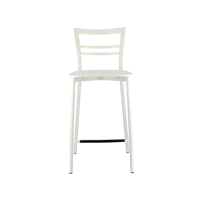 Tabouret snack contemporain en métal et multiplis bois - Go Clip Connubia®