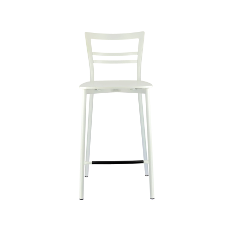 Tabouret snack contemporain en métal et multiplis bois - Go Clip Connubia®