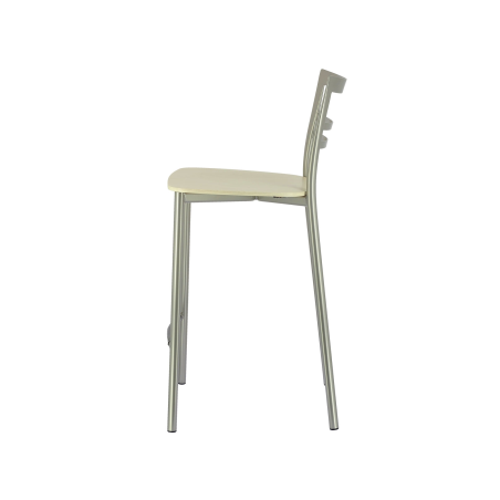 Tabouret snack contemporain en métal et multiplis bois - Go Clip Connubia®