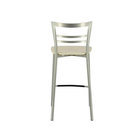 Tabouret snack contemporain en métal et multiplis bois - Go Clip Connubia®