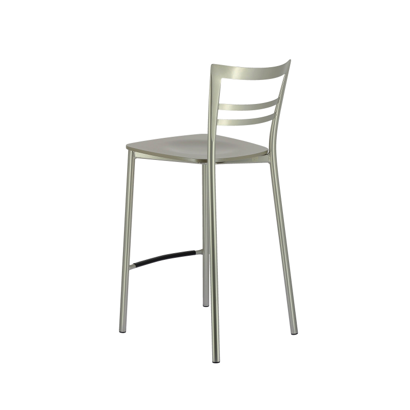 Tabouret snack contemporain en métal et multiplis bois - Go Clip Connubia®