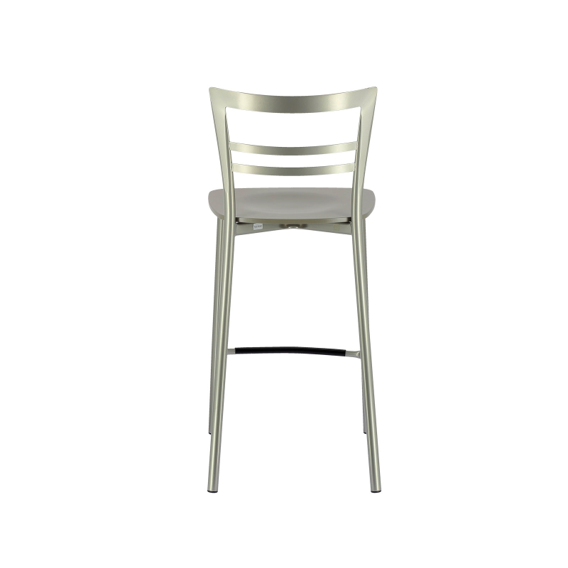 Tabouret snack contemporain en métal et multiplis bois - Go Clip Connubia®
