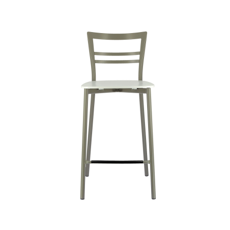 Tabouret snack contemporain en métal et multiplis bois - Go Clip Connubia®