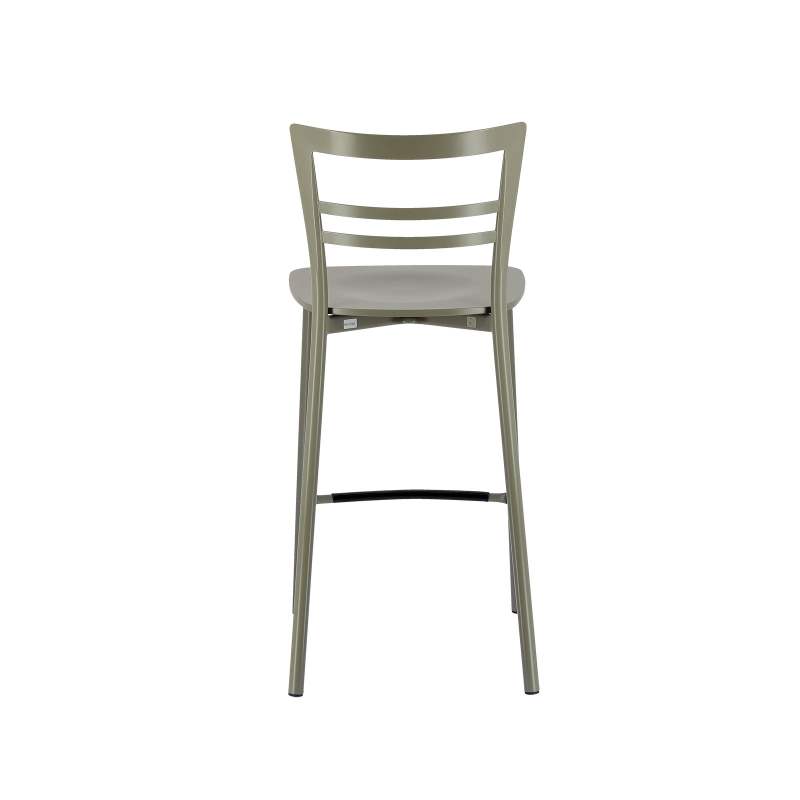 Tabouret snack contemporain en métal et multiplis bois - Go Clip Connubia®