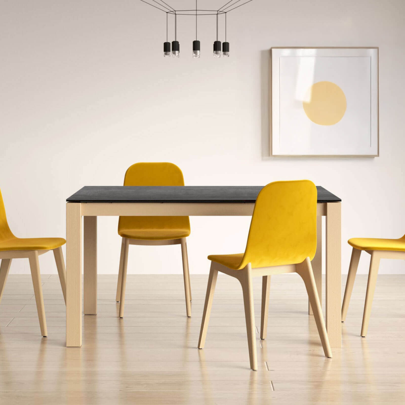 Table moderne en céramique extensible - Quadra