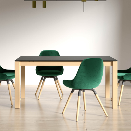 Table moderne en céramique extensible - Quadra