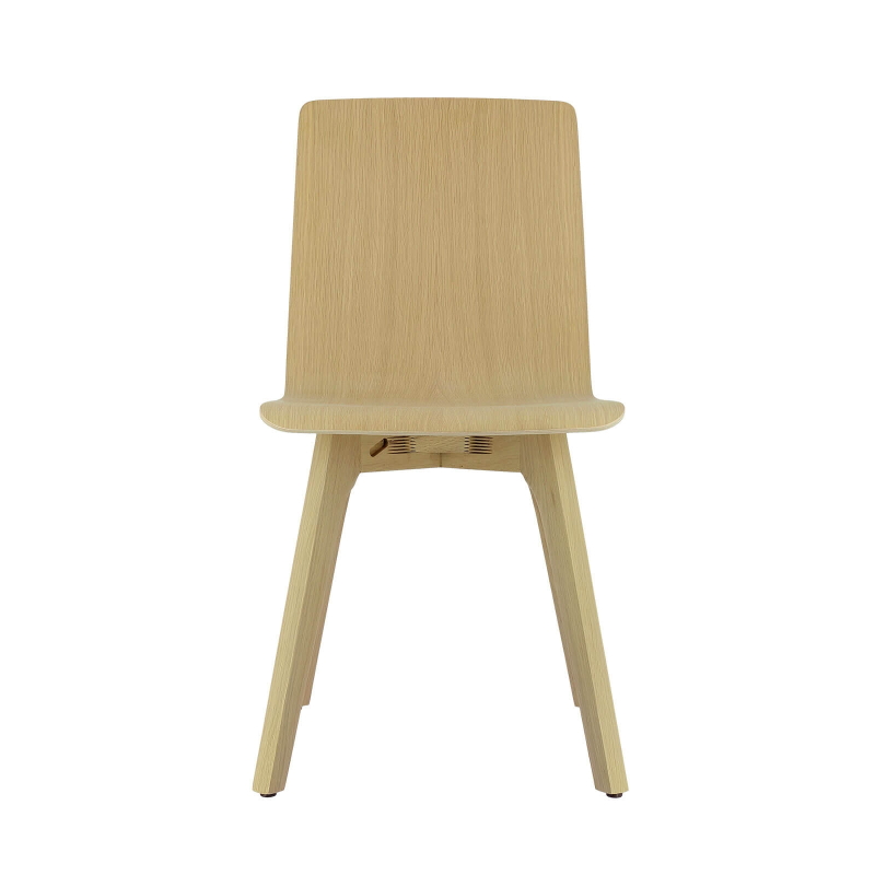 Chaise contemporaine en bois - Plaza