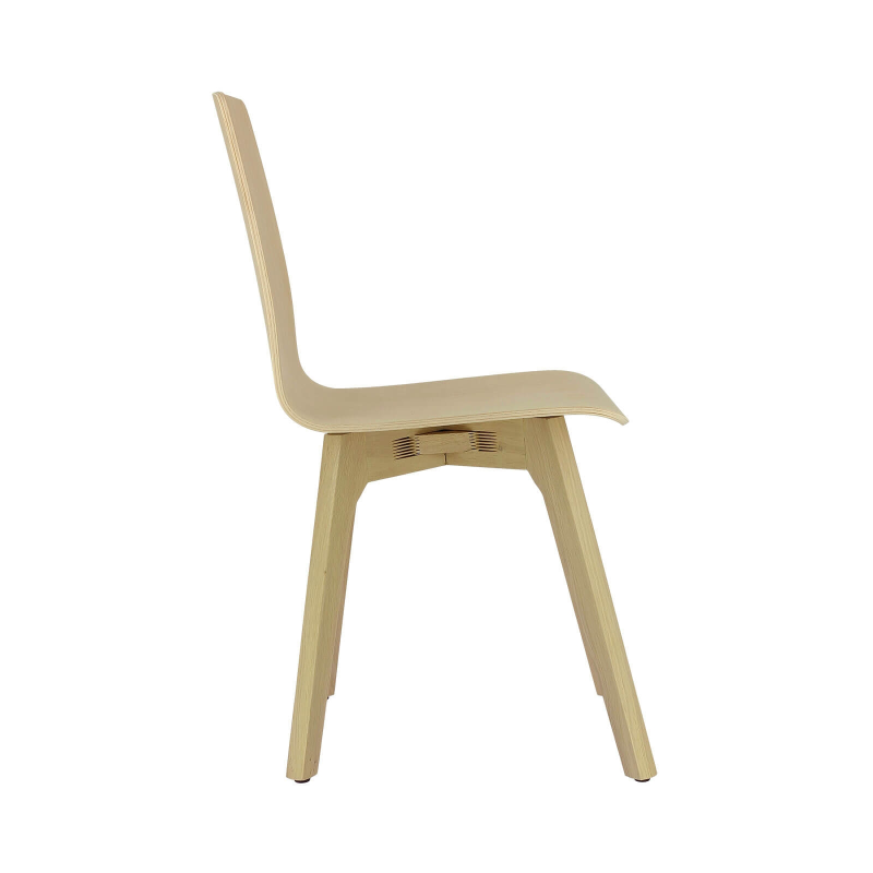 Chaise tendance en bois - Plaza