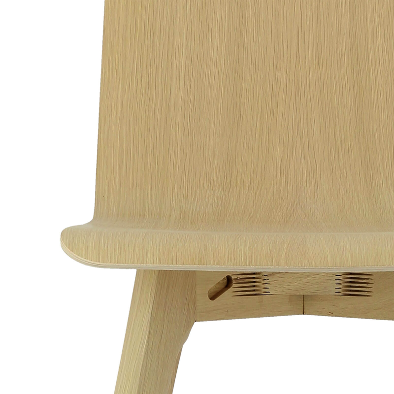 Chaise tendance en chêne - Plaza