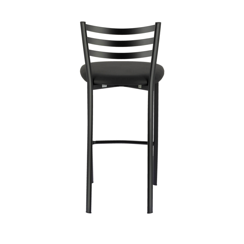 Tabouret snack noir et revêtement noir - Ace 1329