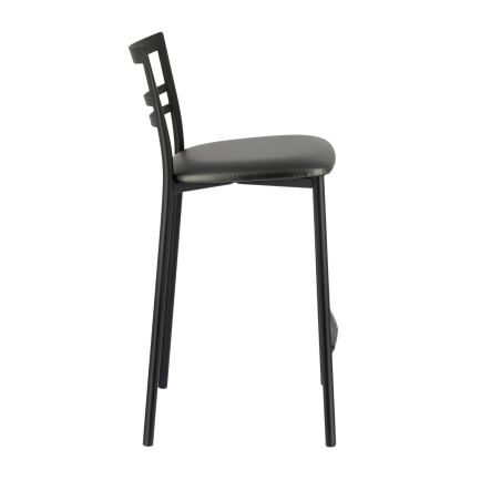 Tabouret snack avec assise synthétique et base métallique - Go 1513