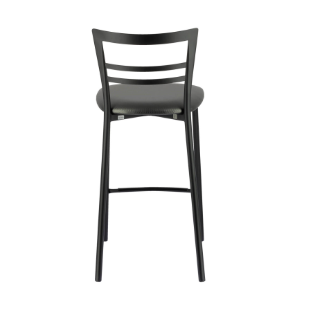 Tabouret snack noir avec structure en métal - Go 1513
