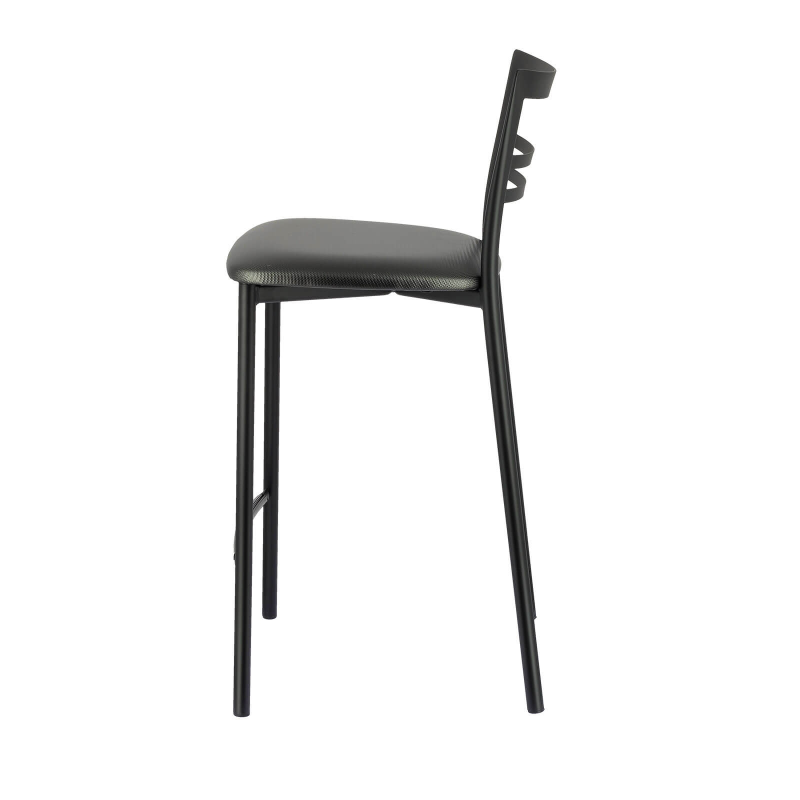 Tabouret snack contemporain avec assise en simili - Go 1513