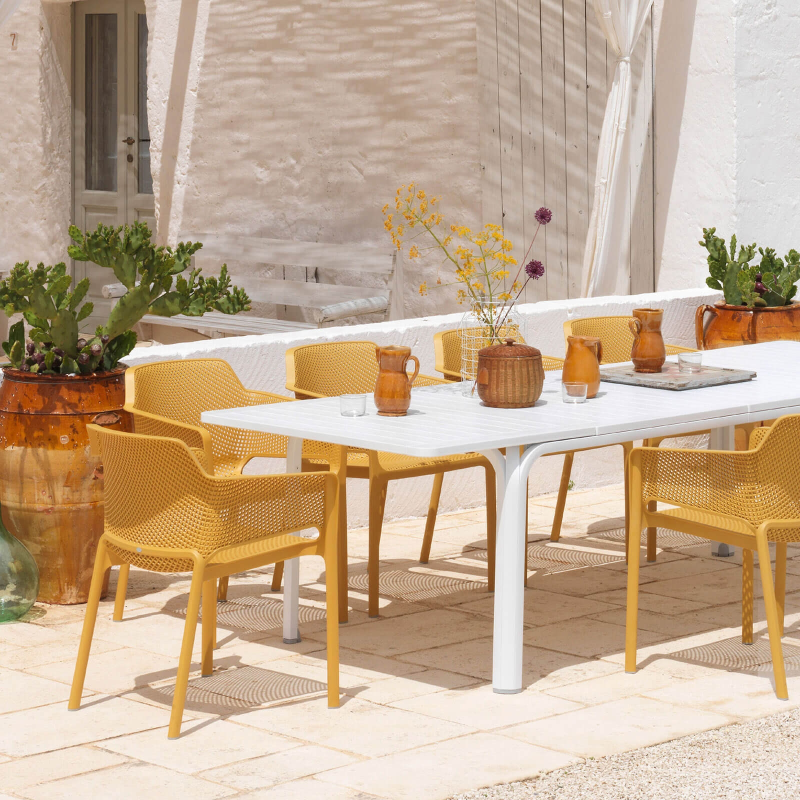 Fauteuil de terrasse moderne en polypropylène - Net