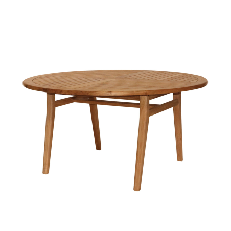Table de jardin ronde en teck - Tamani