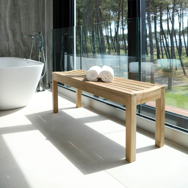 Banc en teck 2 places - Jacinthe