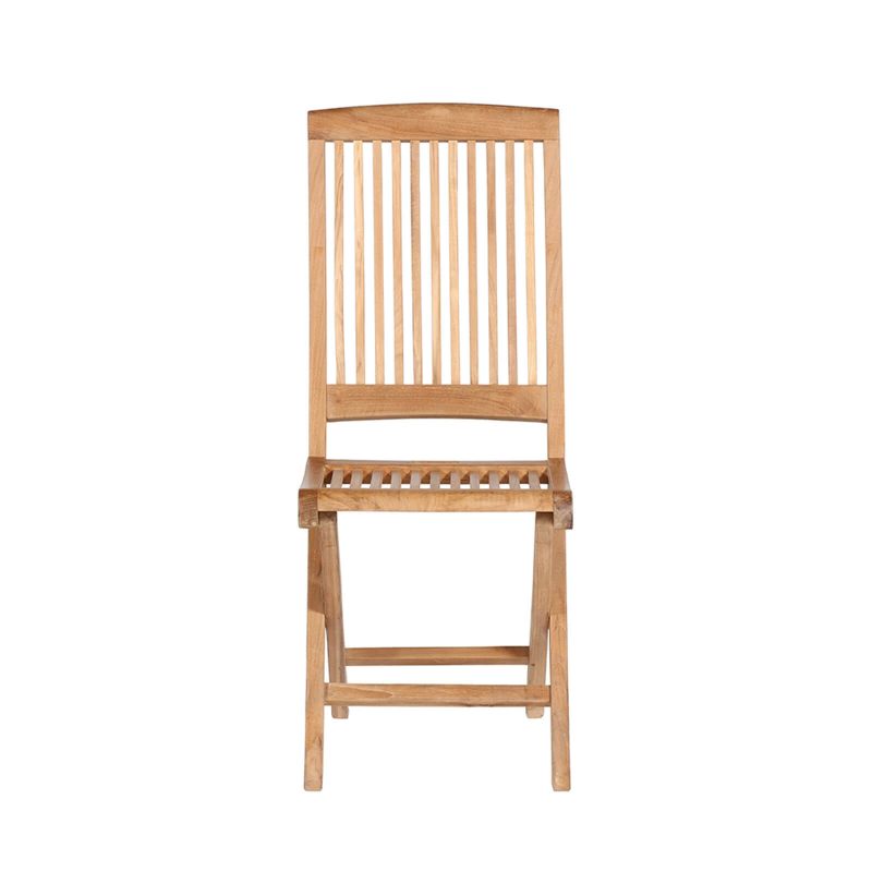 Chaise de jardin pliable en teck massif - Bodini