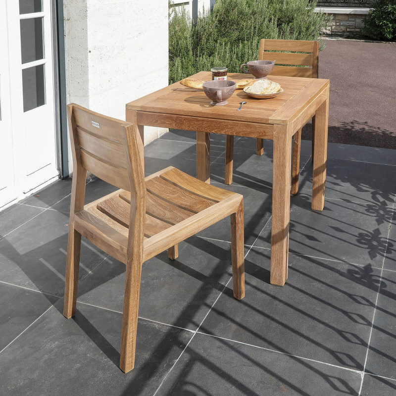 Chaise de jardin en teck massif - ODA