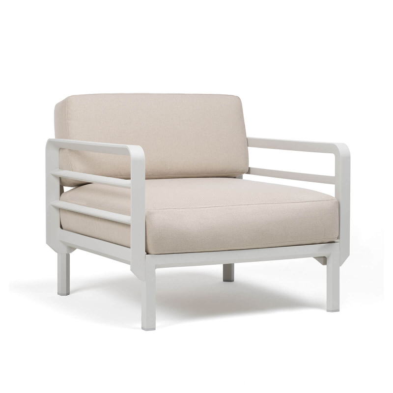 Fauteuil de jardin modulable beige - Maximo