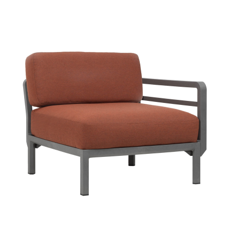 Fauteuil de jardin équipé d'un accoudoir configurable - Maximo elemento