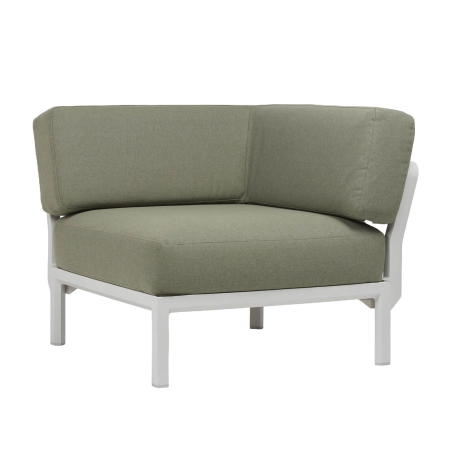 Fauteuil de jardin d'angle configurable vert - Maximo elemento