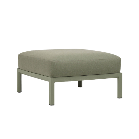Pouf de jardin en polypropylène vert et tissu vert - Maximo