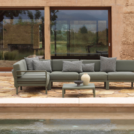 Maximo - Canapé de jardin modulable 5 places